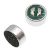 Mikrofon pojemnościowy elektretowy 9,7 × 4,5 mm, 4,5 V, z polami lutowniczymi, KPCM29B