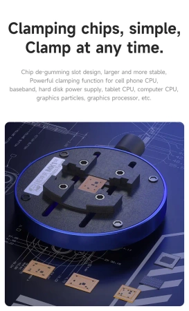 Uchwyt serwisowy MK1 SE, obrotowy, do płyt głównych i PCB, Mechanic