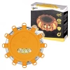 Flara ostrzegawcza LED samochodowa, 3 LED, światło pomarańczowe, magnes, ALR-LF0003