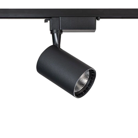 Zestaw oświetlenia szynowego: 4 reflektory LED 5W, 2m szyny + akcesoria, czarny