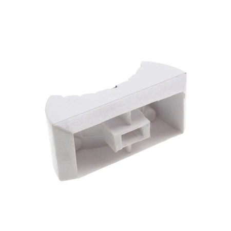 Gałka do potencjometru suwakowego - biała 24x11x11mm na trzpień 4mm
