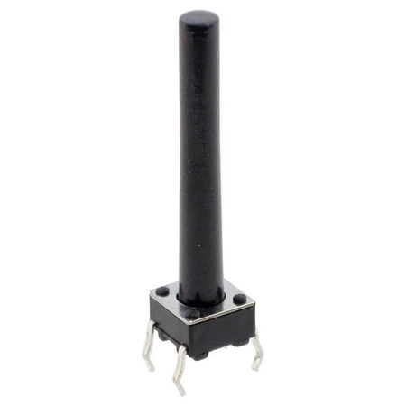 Mikroprzełącznik tact switch 22,5 mm THT 6 × 6 mm, wysokość 26 mm