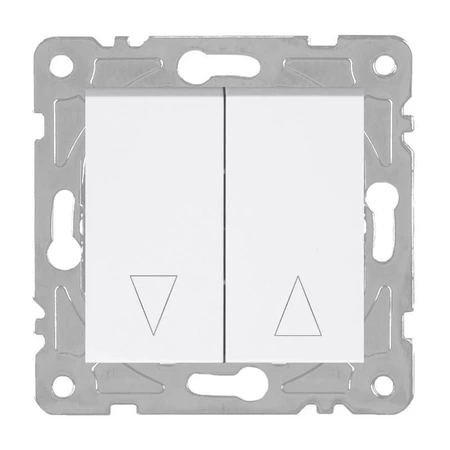 Włącznik żaluzjowy, biały, QUAD Electromalt, QAD1030W