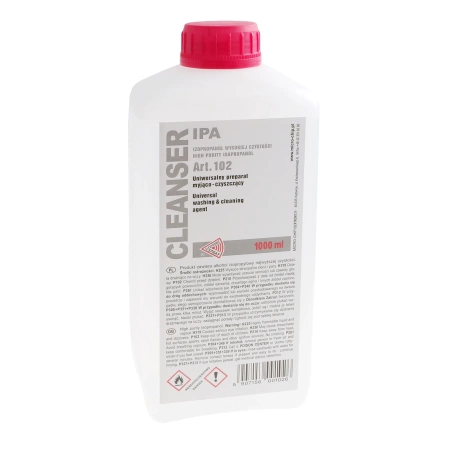 Cleanser IPA IZOPROPANOL, środek czyszczący do elektroniki, ART.102, 1L