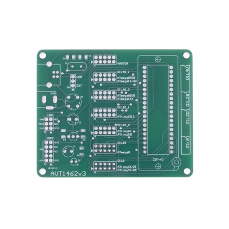 Adapter dla programatorów AVR ISP (podstawka ZIF) - PCB do projektu AVT 1462