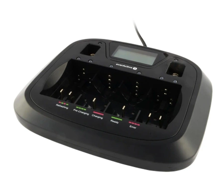 Ładowarka uniwersalna everActive NC-900U z USB (1-6 ogniw AA/AAA lub 1-4 ogniw C/R14, D/R20)