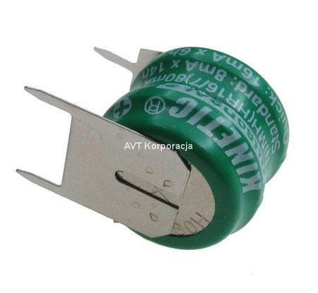 Akumulator NiMH 2.4V 80mAh - 3 piny - do druku - Kinetic MH80B2AL3