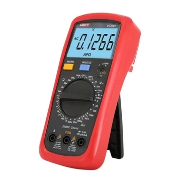 Miernik 19999 [V, A, om, F, Hz, temp] TRMS, NCV, Uni-T UT-39E+