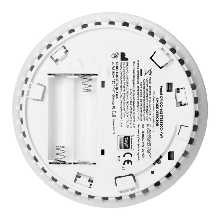 Czujnik dymu optyczny Wi-Fi Tuya 2xAA ORNO OR-DC-642