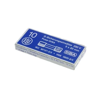 Bezpiecznik 630mA 5x20mm zwłoczny, opakowanie 10szt