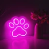 Neon LED "łapa", dekoracja LED 25x22cm zasilanie z baterii lub USB