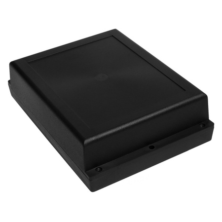 Obudowa hermetyczna z uszczelką do elektroniki 144,6 × 197,8 × 52,6 mm PS czarny KRADEX Z46H