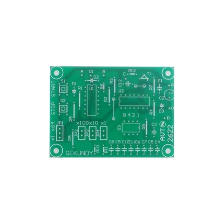 Uniwersalny układ czasowy 1 s – 26 h - PCB do projektu AVT 2622
