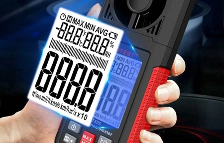 Cyfrowy anemometr miernik prędkości wiatru Habotest HT605