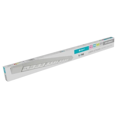 Lampa szynowa LED liniowa, 57cm, 30W, 2400lm, 4000K, biała, X-LINE