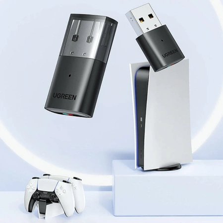 Adapter Bluetooth 5.0 USB do PlayStation i Nintendo Switch, zasięg 10 m, UGREEN CM408