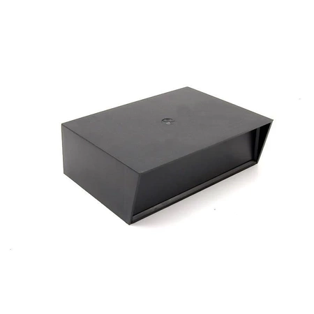 Obudowa uniwersalna 150 × 110 × 50 mm z ABS, czarna, z panelem, KM-50 Maszczyk