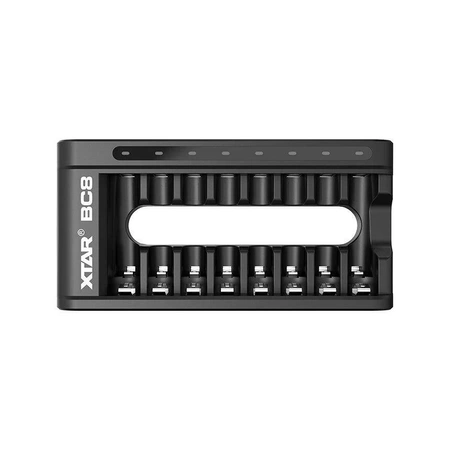 Ładowarka 8-kanałowa do ogniw AA i AAA Li-ion 1,5 V oraz Ni-MH, Xtar BC8