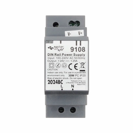 Zasilacz na szynę DIN 24V 30W 1.25A IP20