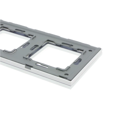 Ramka szklana - poczwórna - biała - do modułów Tawoia Glass