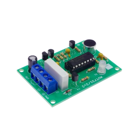 Klaskacz - akustyczne zdalne sterowanie - wersja z przekaźnikiem - KIT AVT 721/2