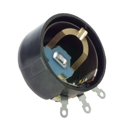 Potencjometr obrotowy liniowy 22 kom, 5 W, oś 6 mm, wyprowadzenia lutownicze