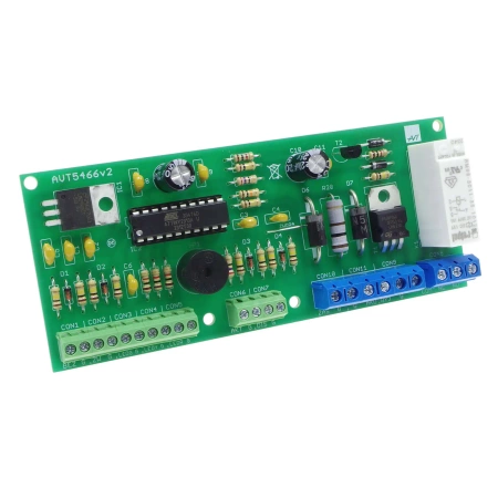 Centralka alarmowa z 2 liniami dozorującymi - KIT AVT 5466