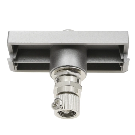 Moduł 1/2 - gniazdo antenowe SAT (typ F) - szary - kompatybilny z ramkami Tawoia Glass