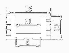 Radiator 15x10mm, długość 30mm, profil DY-CI