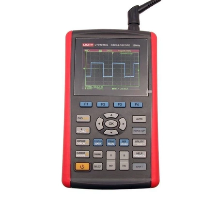 Oscyloskop 25MHz; Miernik [V, A, om, F] USB, Uni-T UTD1025CL