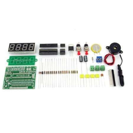 Prosty zegar LED, niebieski wyświetlacz - KIT AVT 3132/BL