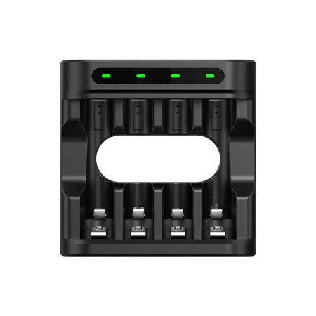 Ładowarka 4-kanałowa do ogniw AA i AAA Li-ion 1,5 V oraz Ni-MH, USB-C, Xtar L4
