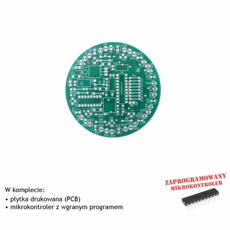 Obrotomierz - PCB i mikroprocesor do projektu AVT 2711