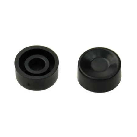 Klawisz okrągły SC010 do mikroprzełącznika, czarny 10 mm RoHS
