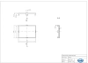 Filtr panelowy czerwony ZDFCZ1002 do obudowy modułowej ZD1002, ABS, Kradex