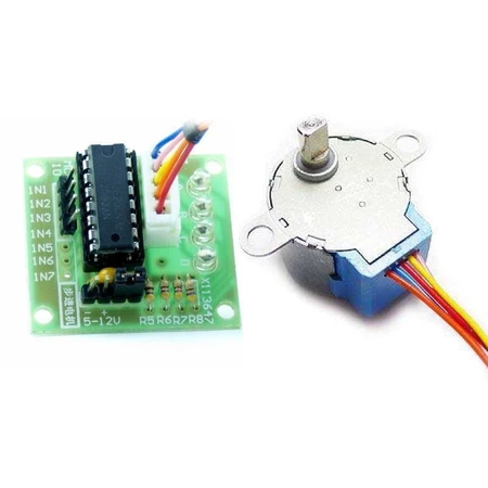 Silnik krokowy 28BYJ-48 z modułem sterowania z ULN2003