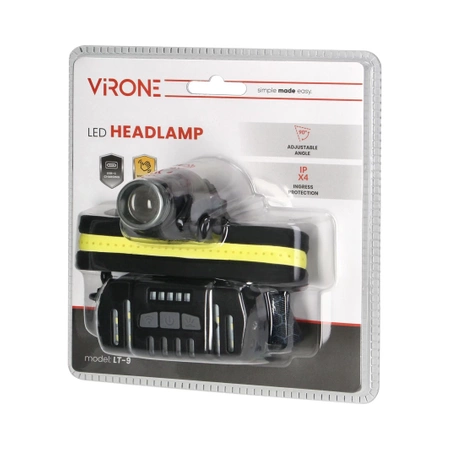 Latarka czołowa LED CREE z akumulatorem 1200mAh LT-9