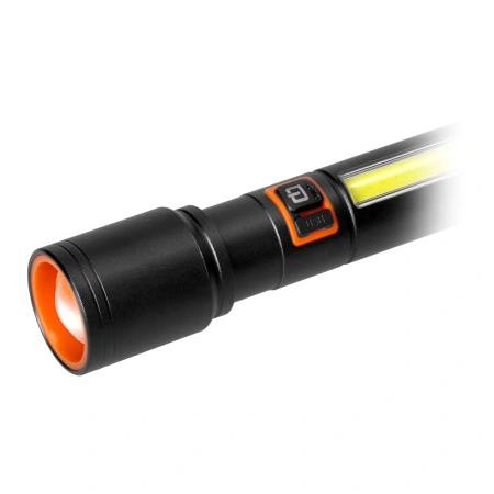 Latarka LED 270/105lm 1200mAh przecinak do pasów i młotek bezpieczeństwa, Virone LT-30