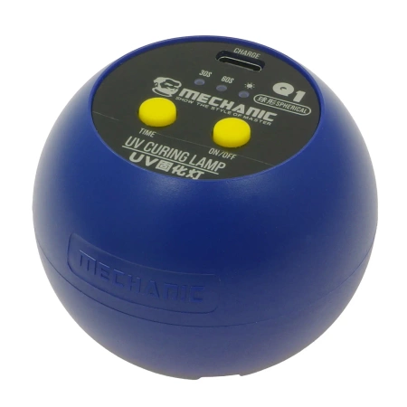 Lampa UV Q1, do klejów UV i LOCA, niebieska, kompaktowa, Mechanic