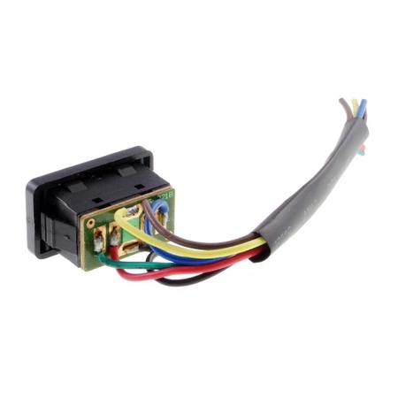 Przełącznik samochodowy ASW-21D 12V/20A (on)-off-(on) z przewodami