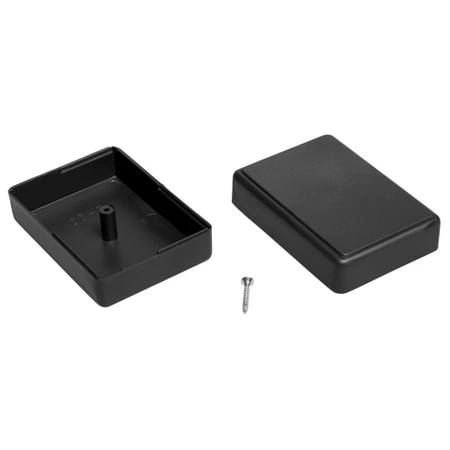 Obudowa uniwersalna Z23B, 84 × 59 × 38 mm, ABS, czarna, Kradex