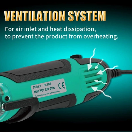 Mini opalarka 350-550°C Proskit SS-628F