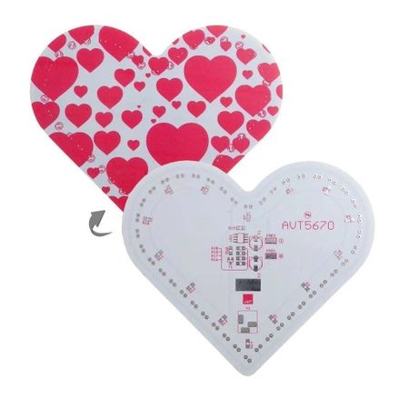 Pulsujące serce LED - KIT AVT 5670