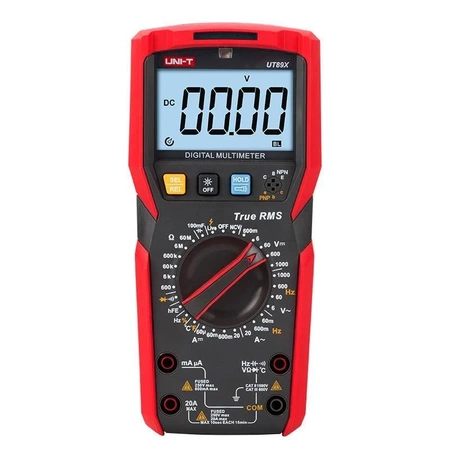Multimetr Uni-T UT-89X, 6000 zliczeń, True RMS, NCV, funkcja LIVE, temperatura, test TTL