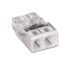 Szybkozłączka WAGO 2273-202 wciskana na 2 przewody, tylko drut 0,5-2,5mm², 24A 450V, biała