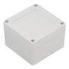 Obudowa hermetyczna ZP90.90.60JH, 90 × 90 × 60 mm, ABS, jasnoszara, Kradex