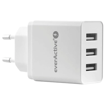 Ładowarka USB 3.4A, ładowarka sieciowa iQ Smart Charging, everActive SC300