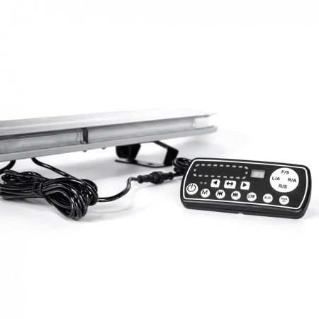 Belka ostrzegawcza LED na dach pojazdu, 120 cm, 103W, 264 LED, światło bursztynowy, ze sterownikiem, BLK0026-2
