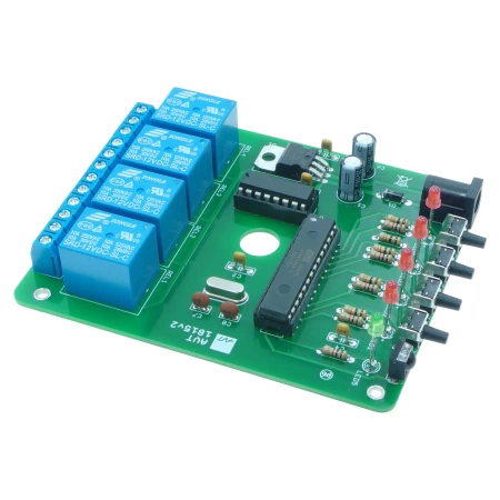 Przełącznik IR 4-kanałowy - sterowany pilotem - KIT AVT 1815