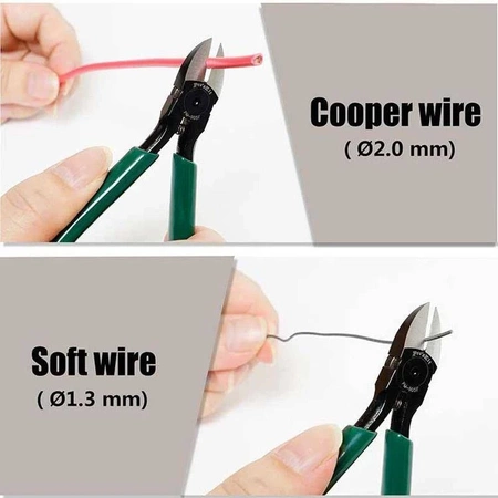 Szczypce PM-905F obcinaczki Cu 2mm / stal 0.8mm 128mm Proskit